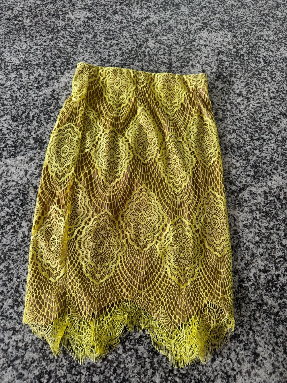 Yellow Lace L’ATISTE BY AMY Skirt